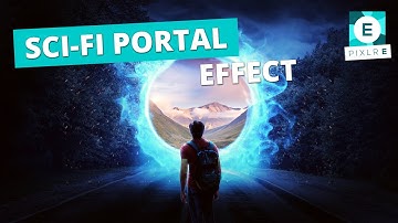 Create A Sci-Fi Portal Effect in Pixlr E