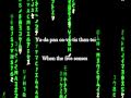 Hq neodmmerung wsanskrit lyric translation  the matrix