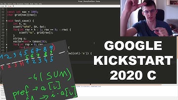 Google Kickstart 2020 C - Screencast & Commentary