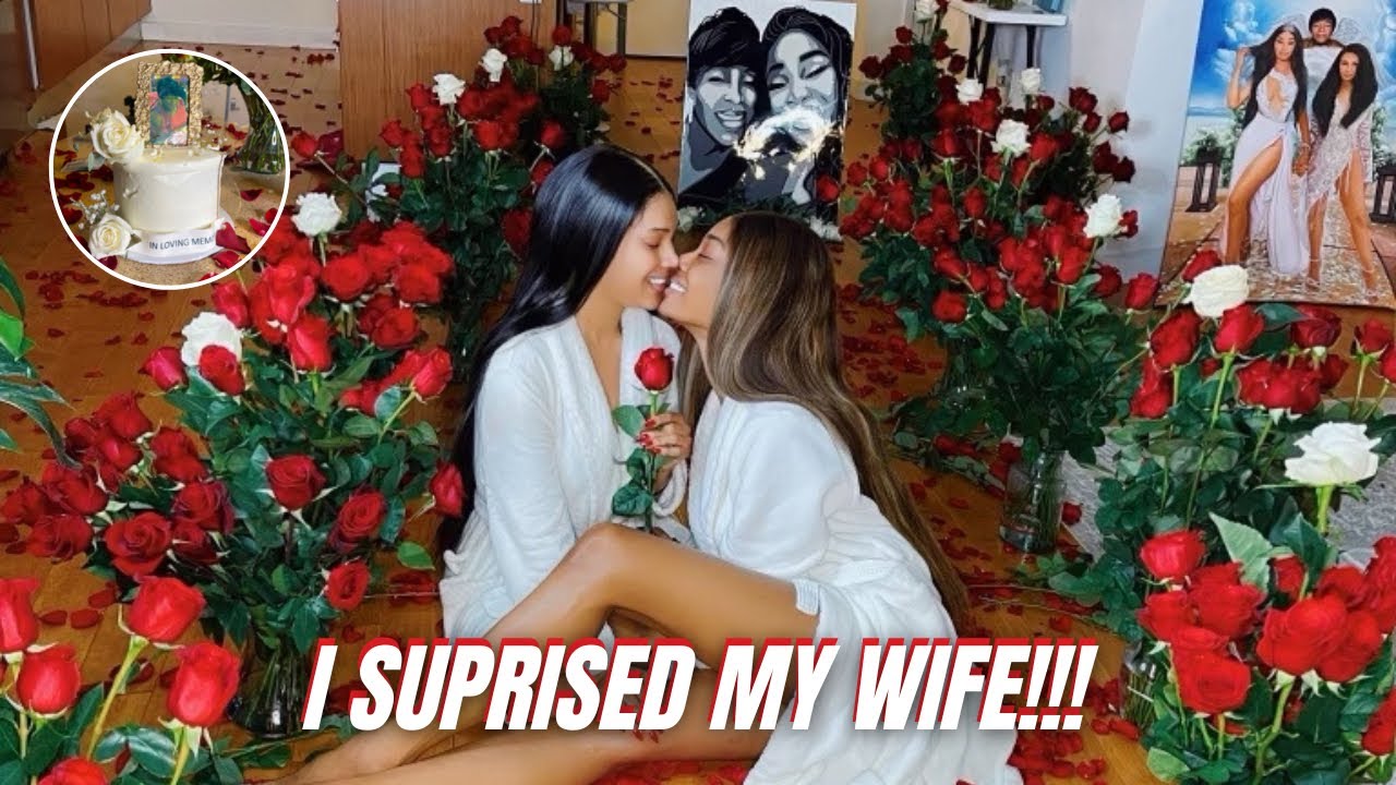 I SURPRISED MY WIFE! - NEVER BEFORE SEEN FOOTAGE (HBD MAMA HOPE) (MUST WATCH) (SHE CRIED)