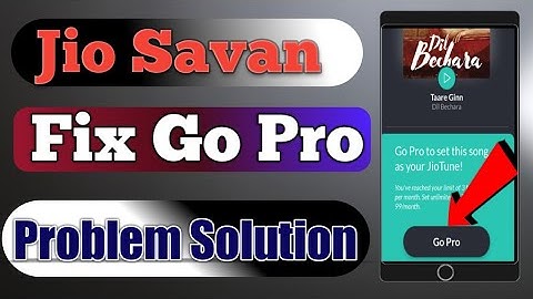 How to set Jio Tune without GoPro | Jio Savan GoPro problem solved