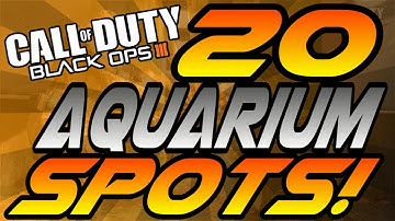 ALL 20 Aquarium Spots! - BO3 (Hiding Spots, Lines of Sight, Jumps) - Black Ops 3