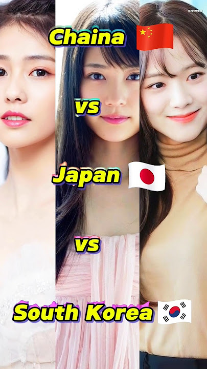 Chaina 🇨🇳 vs Japan 🇯🇵 vs South Korea 🇰🇷 #shorts #trending