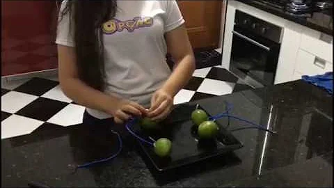 Como acender uma lâmpada com limão?