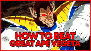 How to beat Great Ape Vegeta - DRAGON BALL: Sparking! ZERO