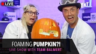 FOAMING PUMPKIN Experiment! | The Upbeat Show