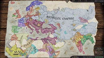 CK3 Timelapse: All empires exist at start (867)