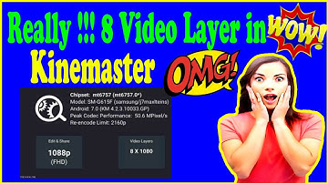 Kinemaster support 8 Video Layer. Is it possible ?? Coming soon. Get Ready.