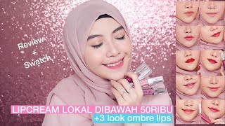 Review  Swatch Inspirasi Ombre Lips Di Bulan Ramadhan  Venus Soft Matte Lip Cream