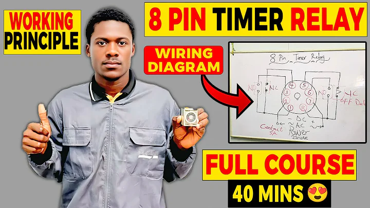 8 Pin Timer Relay Working and Connection Diagram || @Mr.Electricdiy 
