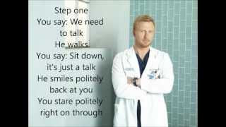 Video thumbnail of "How to Save A Life (Grey's Anatomy) with lyrics"