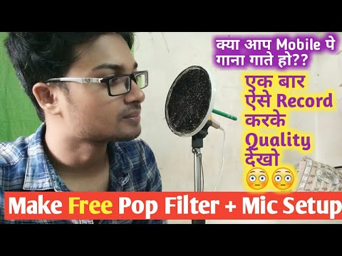 my-free-of-cost-mobile-singing-setup-(pop-filter+mic)-make-in-your-home.-mobile-singing-setup