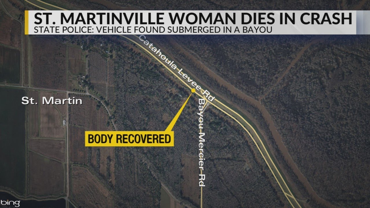 LSP: missing woman's body recovered after driving into bayou - YouTube