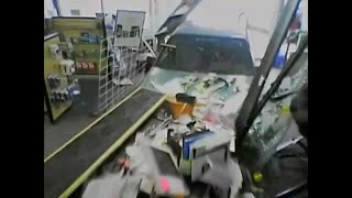 Car Crashes Into Computer Store