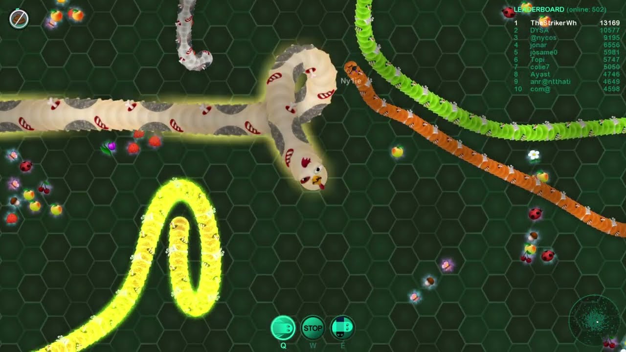 Top Score #1 Wormax2.io - Wormax Game Play - Epic Kills Snakes, Worms 2022 - The Striker WhizZ