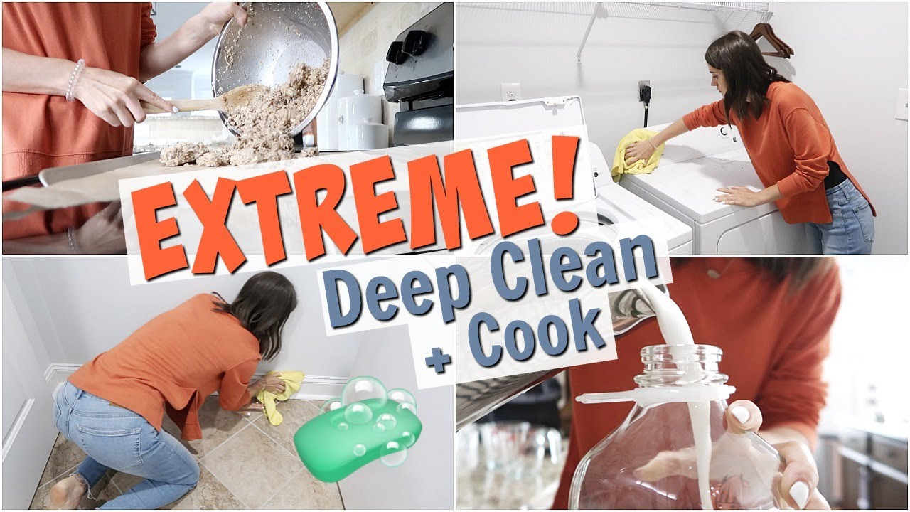 EXTREME CLEAN WITH ME 2020 // DEEP CLEANING MOTIVATION // FAMILY ...