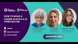 How to build a career in data & AI: Third Sector