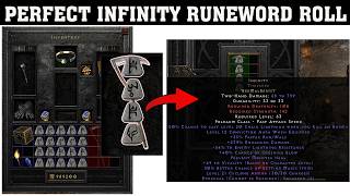 [04/03/2026]How to Roll a PERFECT Infinity Runeword (Best Base + Stats) | Diablo II Resurrected SS13