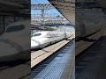 のぞみ N700A 東海道新幹線 新大阪行き 列車の通過の様子です。米原駅 JR東海 SHINKANSEN