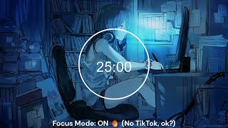 1 Hour Study With Me | Pomodoro 25/05 🎧 Deep Focus Lofi Music, Study &amp; Work