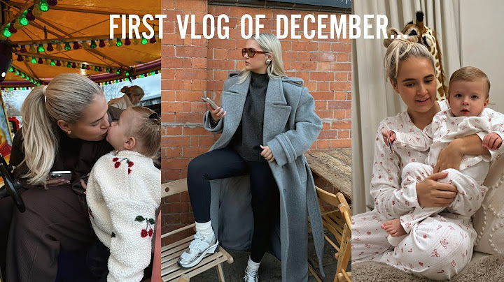 DECEMBER VLOG #1 ❤️ | MOLLYMAE