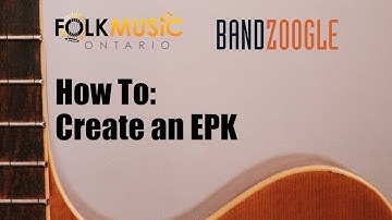 How To: Create an EPK w/ Melanie Kealey, Bandzoogle