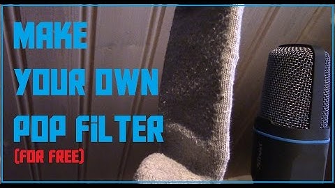 How to make a pop filter (AKIO TV)