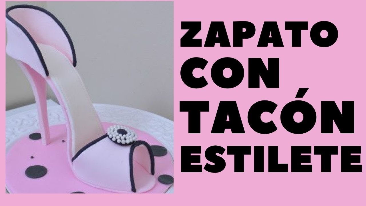 Zapato en Fondant con Tacón Estilete