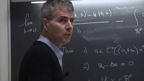 Partial Differential Equations - Giovanni Bellettini - Lecture 12