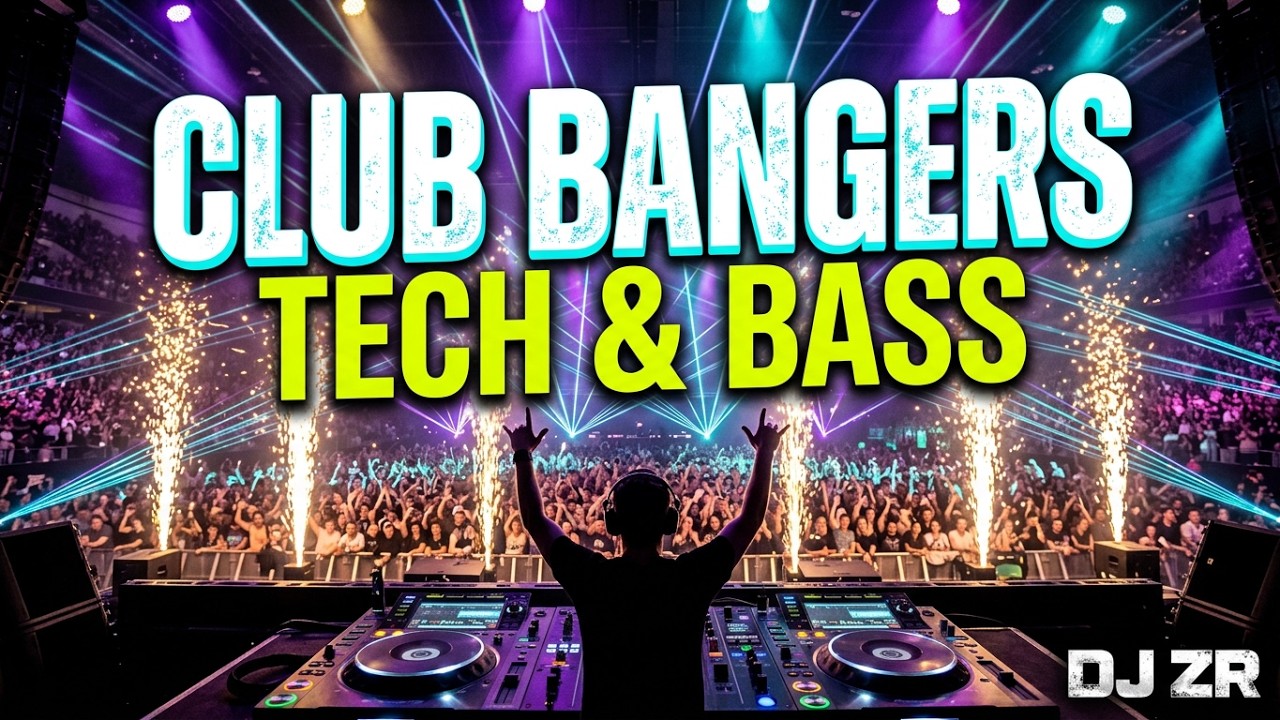 CLUB BANGERS 2026 🔥 Bass House & Tech House Mix DJ ZR mix artwork