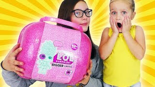 ЧЕМОДАН ИГРУШЕК Новинка Огромный ЛОЛ БИГГЕР / lol bigger surprise видео lol surprise pop up store