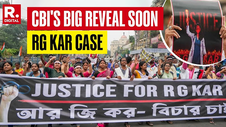 RG Kar Rape-Murder Case: CBI To Submit Final Report To Supreme Court | Kolkata | Abhaya