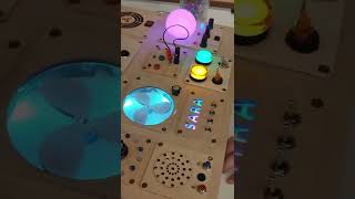 Busy board, Button board, Activity board for a Toddler