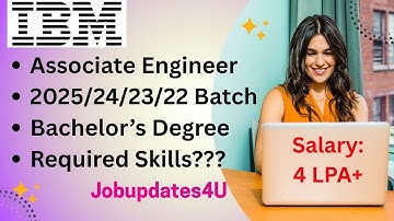 IBM is hiring Associate System Engineer | 2026/2025/2024/2023/2022 Batch | Eligibility Criteria?