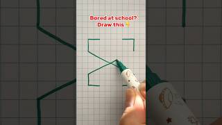 This simple drawing looks 3D 😳 #shorts #foryou #howto #challenge