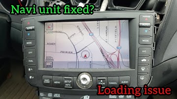 Navigation Problem Fixed on the Acura TL-S (flip project)