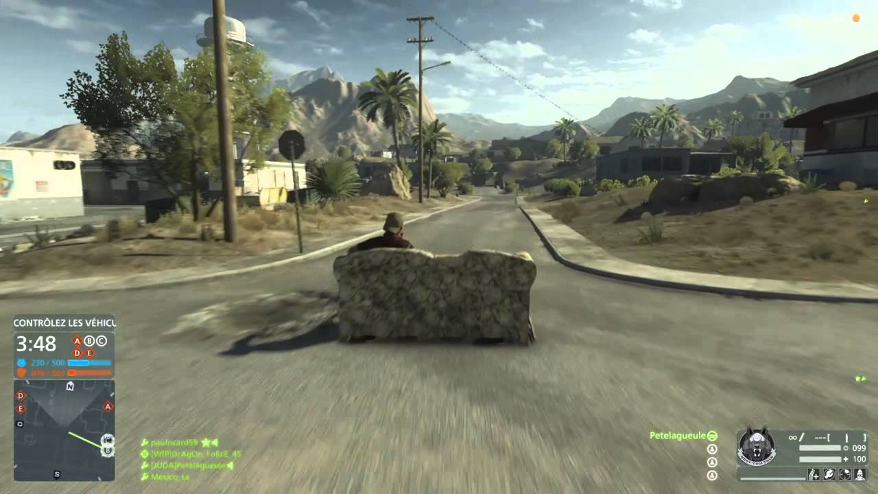 Battlefield Hardline Couch Splat YouTube