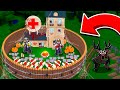 Building Haunted Hospital In 99 Nights in the Forest🔦