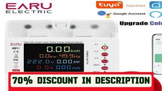A Must - Have Product 3 Phase Tuya Wifi Smart Bi - Directional Energy Power Kwh Meter Leakage Over Un Resimi