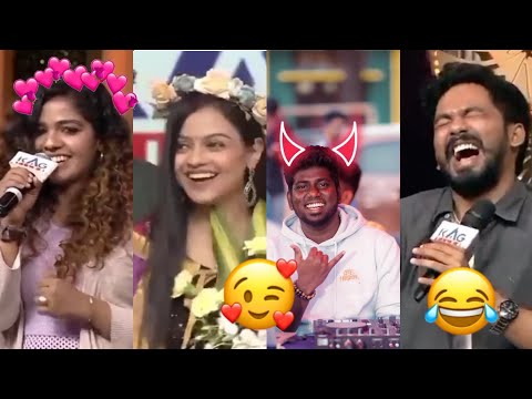DJ Blackக்கு Love you too சொல்லி காதலை சொன்னா Pooja#makapacomedy #comedy #djblack #vijaytv