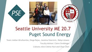 Seattle University ME 20.7 Projects Day Introduction