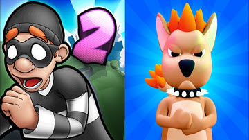 Robbery Bob 2 vs Evolving Run Gameplay Android,ios Part 1