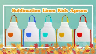 Sublimation Linen Kids Aprons