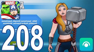 MARVEL Avengers Academy - Gameplay Walkthrough Part 208 - Level 28, Thor (iOS, Android)