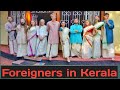 Foreigners in Indian Temple