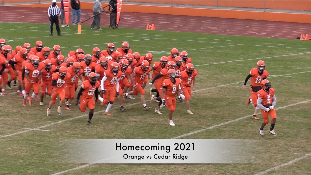 Orange High Football Highlights vs Cedar Ridge 2021