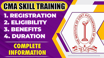 CMA Inter Skill Training 2024 | Complete Information | Skills Training for CMA intermediate students