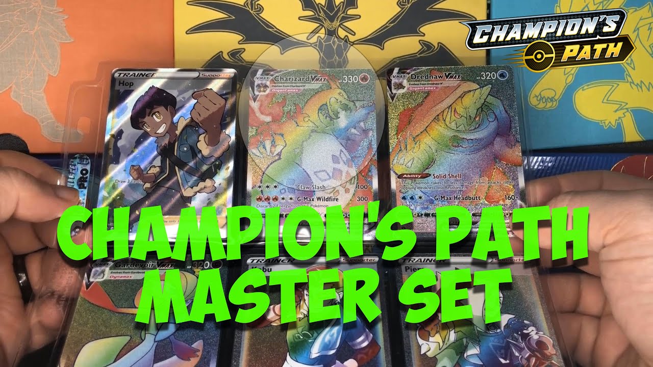 pokemon champion's path card set Collect actual gym badges in the next Pokmon TCG expansion, youll encounter the regions many Gym Leaders and the Pokemon partners that battle alongside them Champions Path Elite Trainer Box