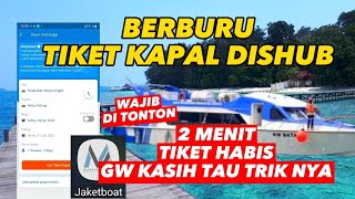 CARA BELI TIKET KAPAL DISHUB PULAU SERIBU ! WAJIB DITONTON YANG MAU KE PULAU SERIBU 🔥