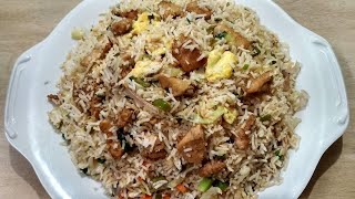 Chicken Fried Rice Recipe | Chicken Fried Rice Quick & Easy | How To Make Chicken Fried Rice at Home
